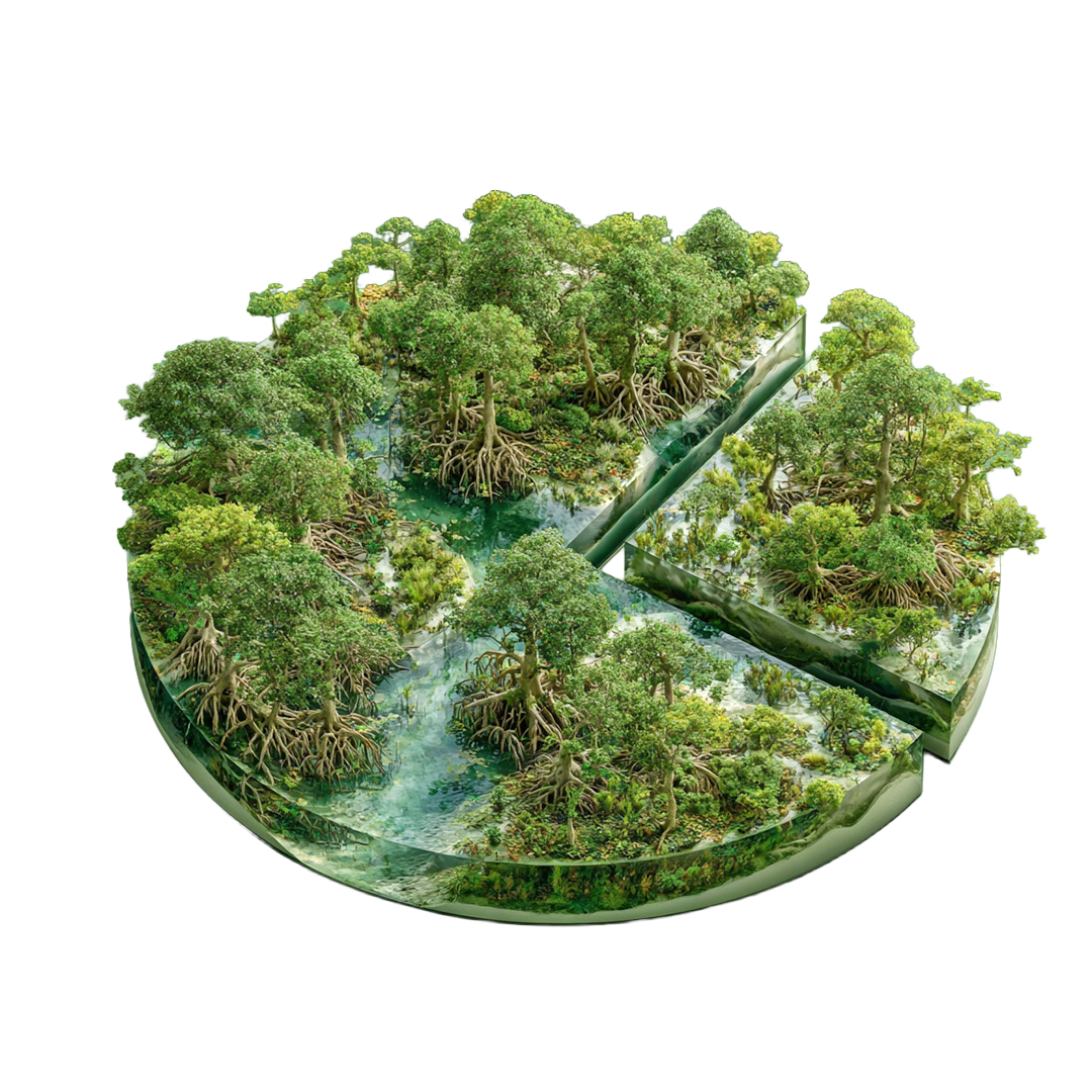 Flood Risk Management — natural capital pie chart
